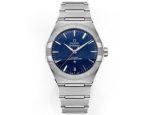 V+ Factory OMEGA Constellation  New 41mm Blue Meteorite Dial Watch